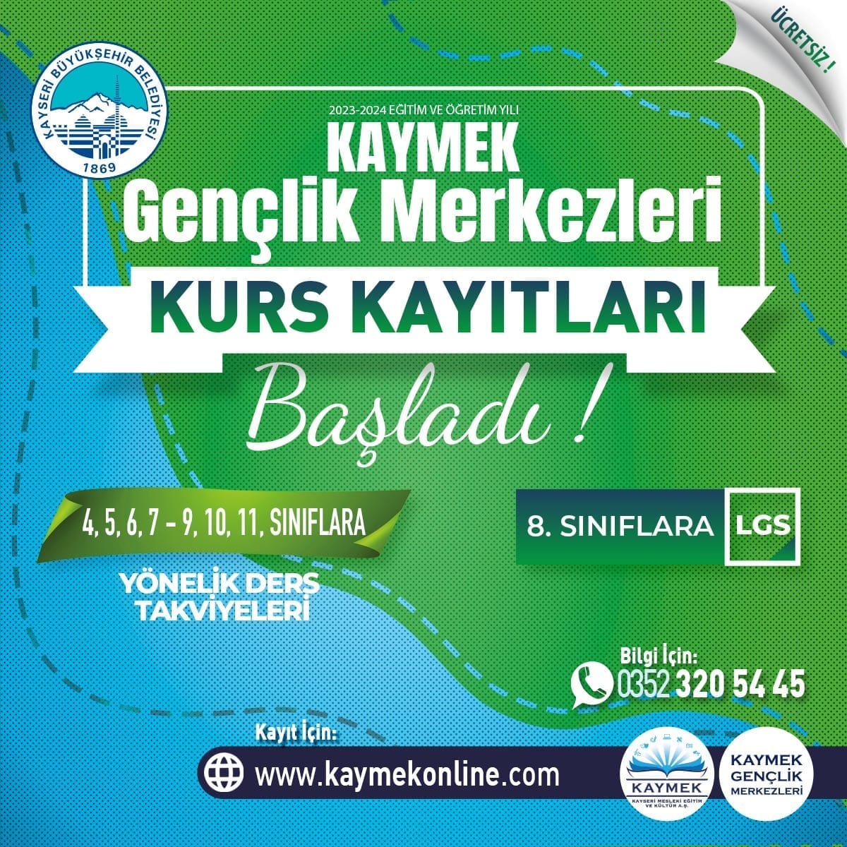Büyükşehir’in Gençlik Merkezleri İçin Kurs Kayıtları Sürüyor