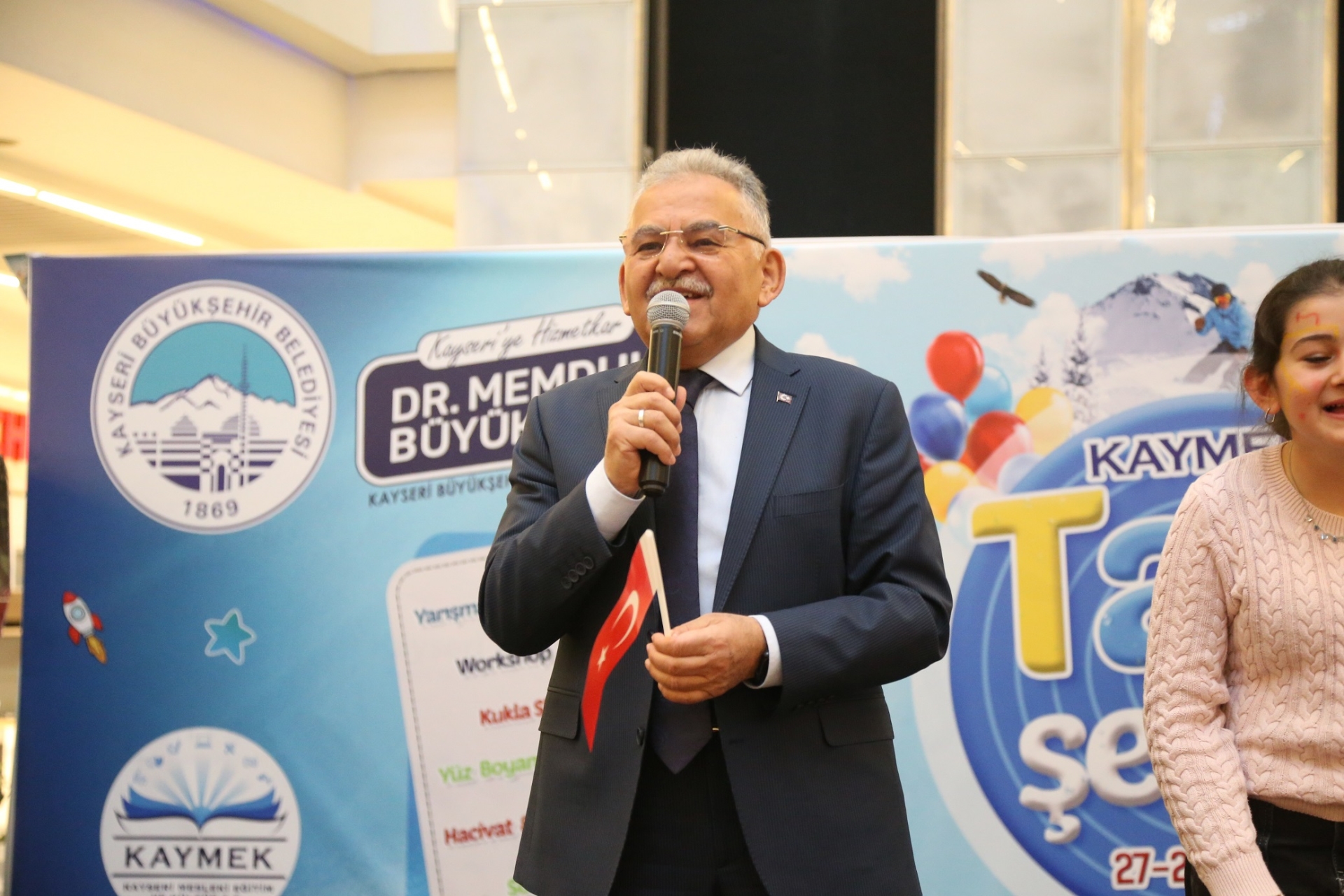 Başkan Büyükkılıç, KAYMEK Tatil Şenliği’nde Çocuklarla Buluştu