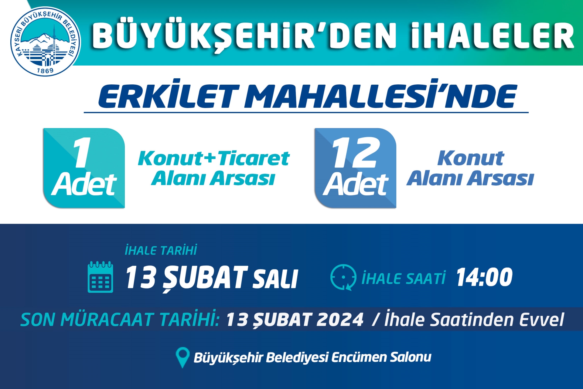 Büyükşehir'den İhale