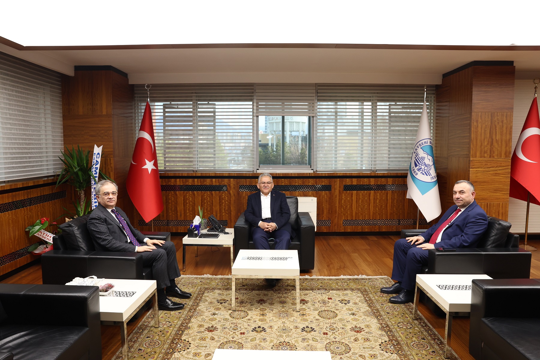 Başkan Büyükkılıç’a TBB Genel Sekreteri Baraçlı’dan Ziyaret