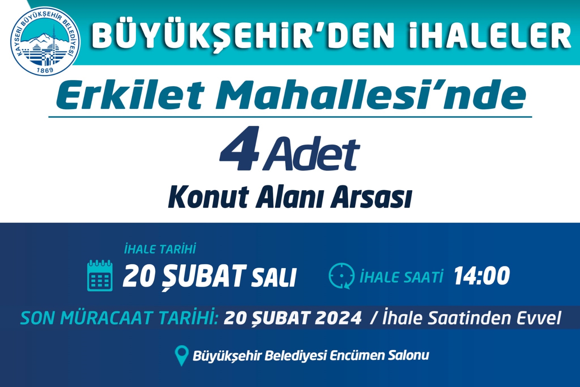 Büyükşehir'den İhale