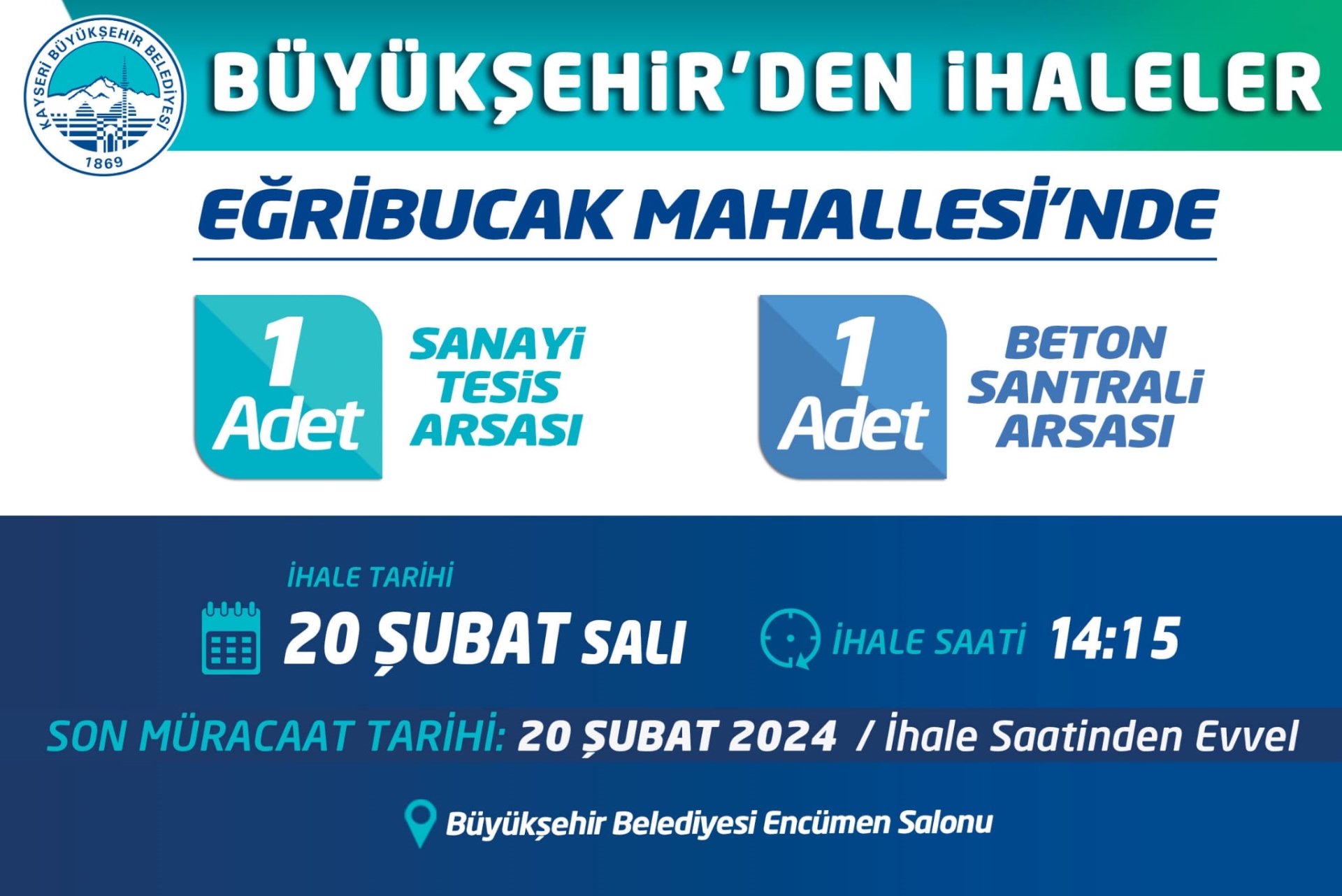 Büyükşehir'den İhaleler