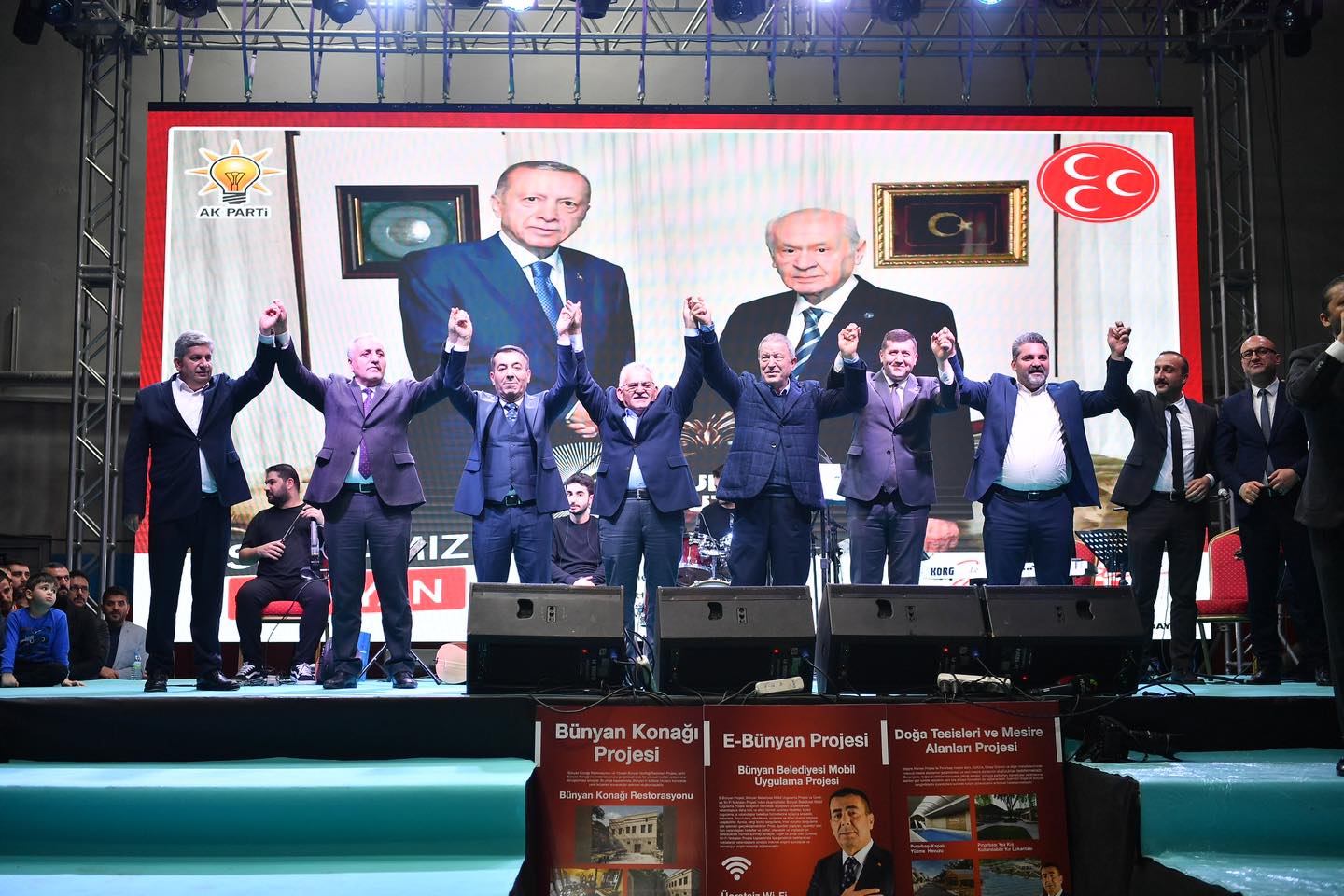 Başkan Büyükkılıç ve Cumhur İttifakından Bünyan’da Gövde Gösterisi