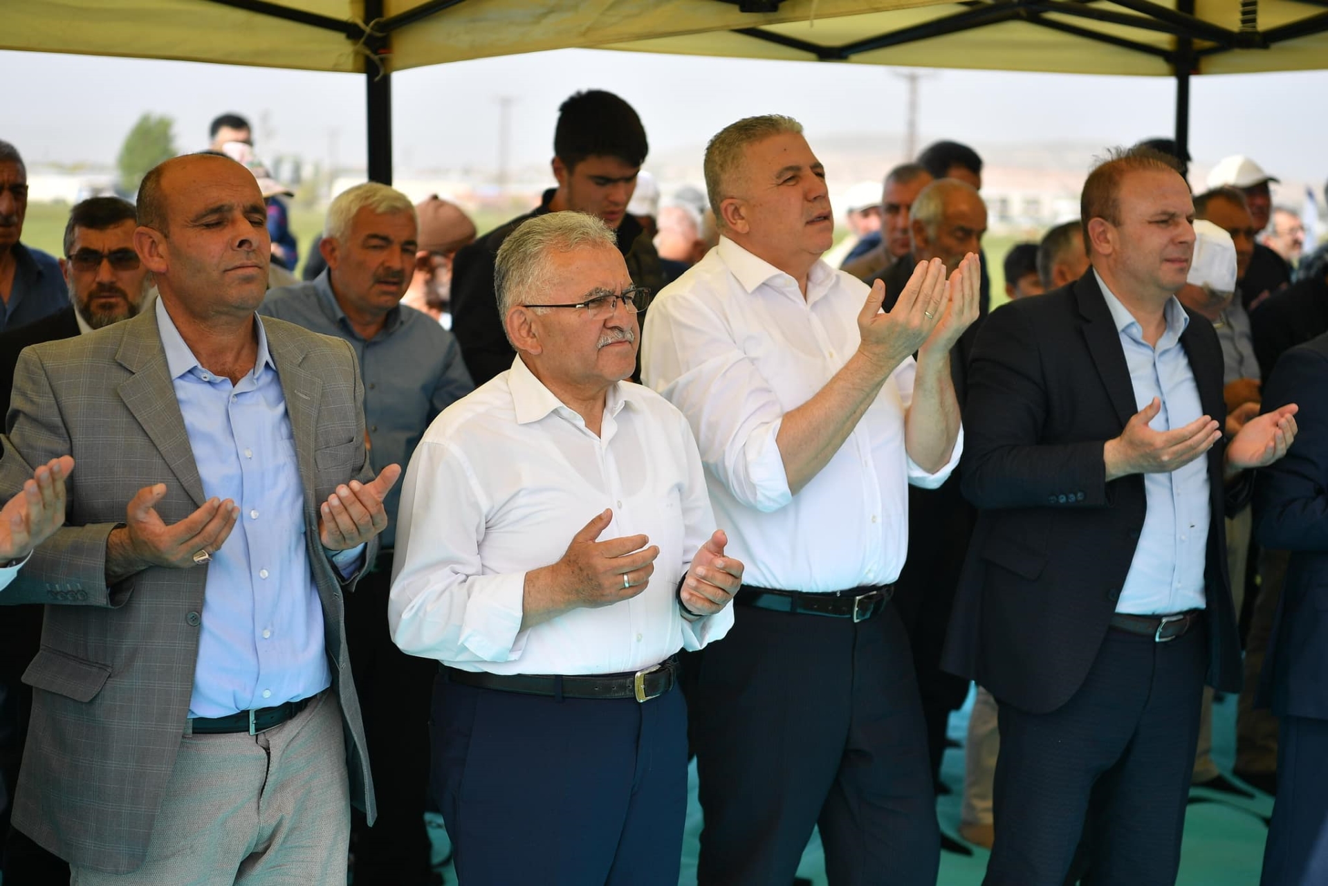 Başkan Büyükkılıç, Horsana Çayırı'nda Yağmur ve Şükür Duasına Katıldı
