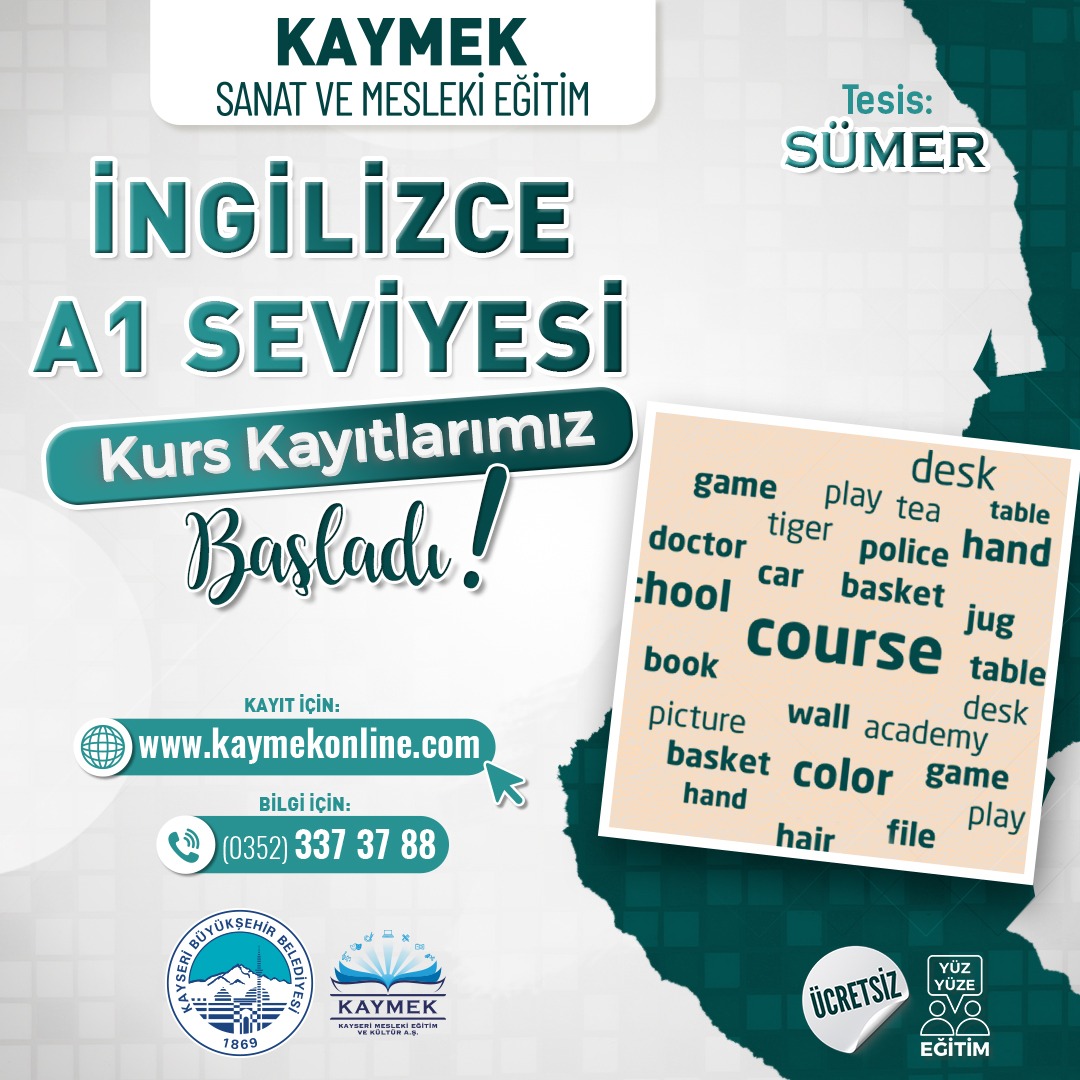 Büyükşehir KAYMEK, İngilizce ve Arapça Kursu Kayıtlarını Başlattı