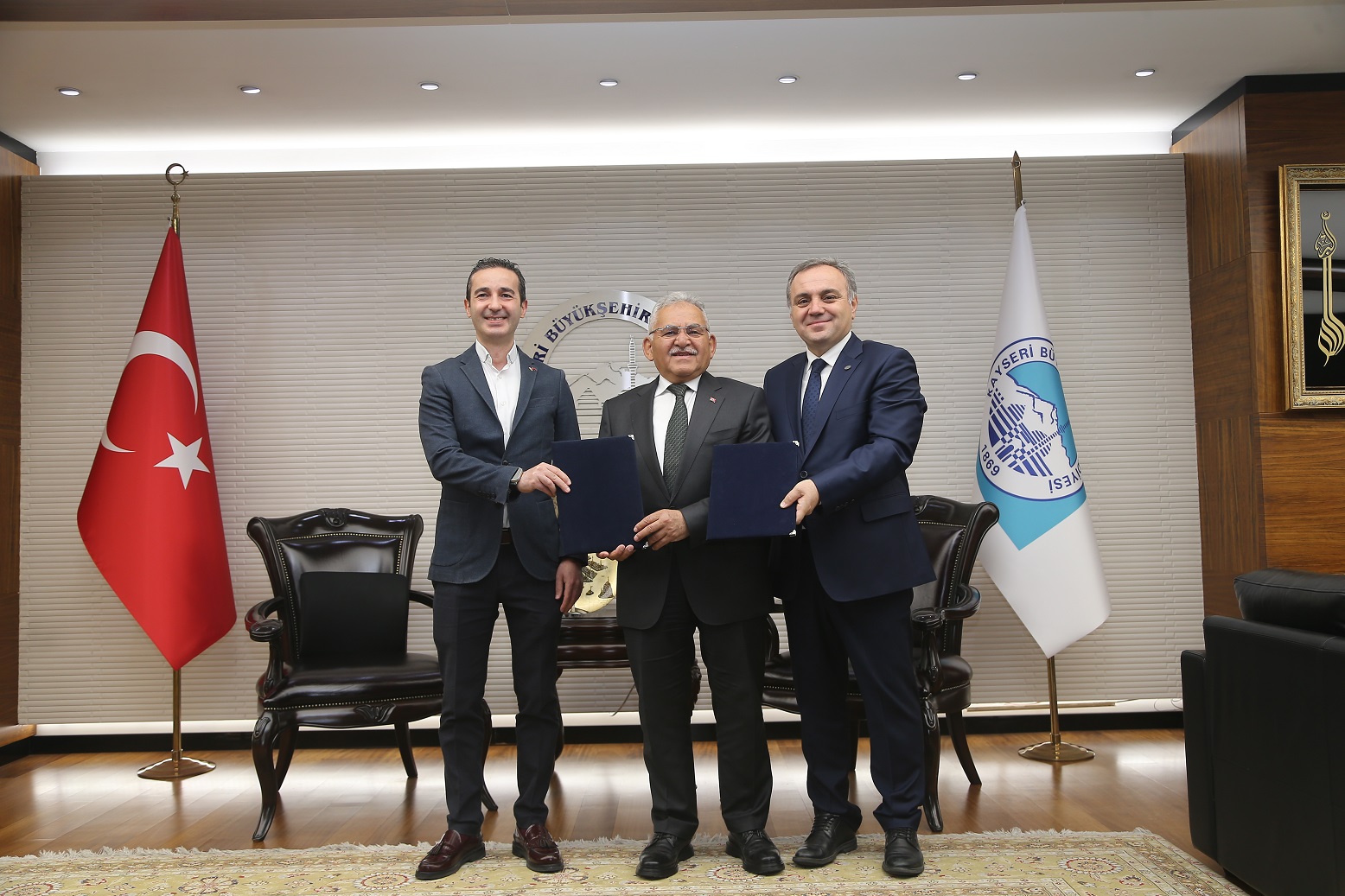 Başkan Büyükkılıç ve Rektör Altun, Simülasyon Merkezi İçin İmzaları Attı