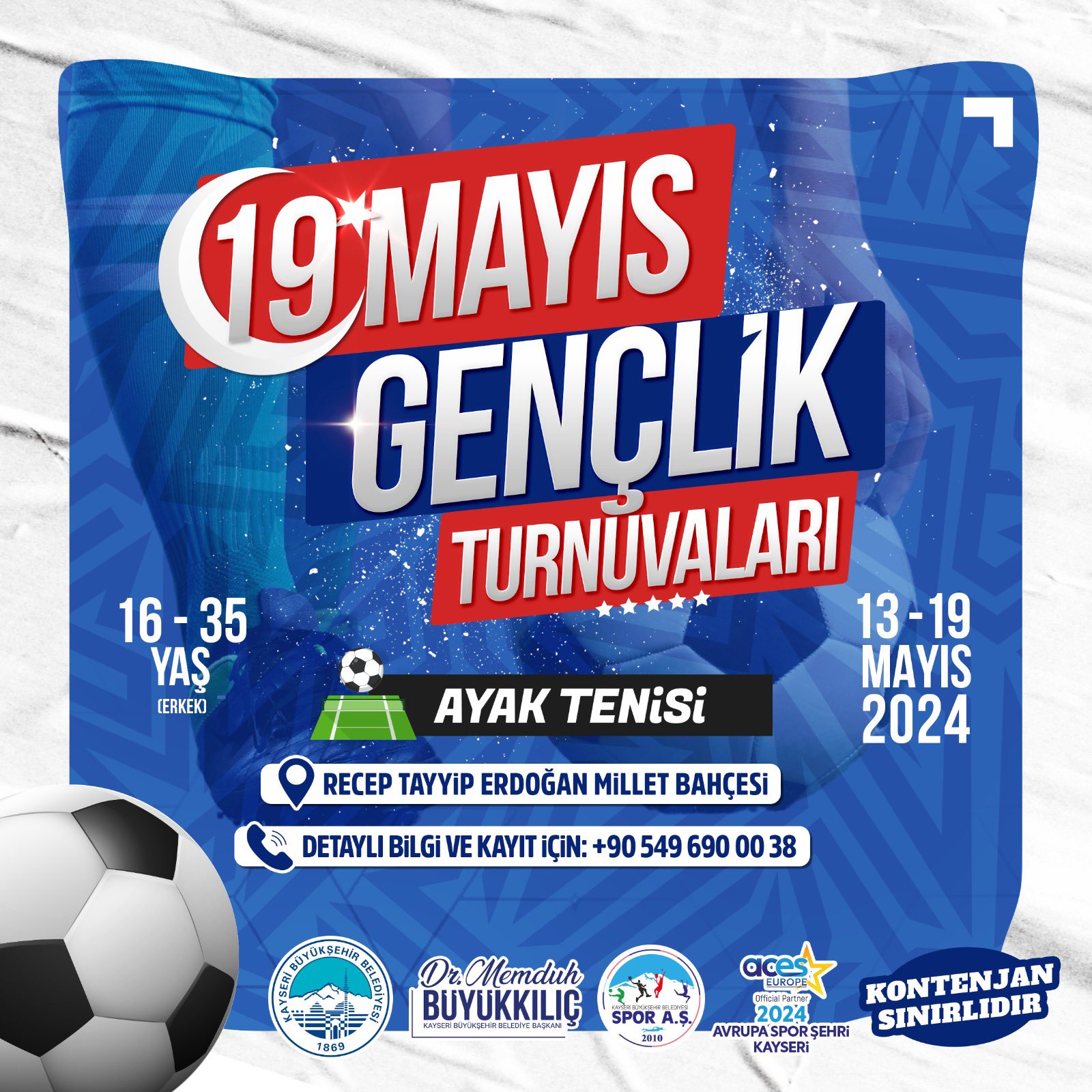 Büyükşehir Spor A.Ş.’Nin 19 Mayıs Tenis Turnuvaları İçin Kayıtlar Başladı