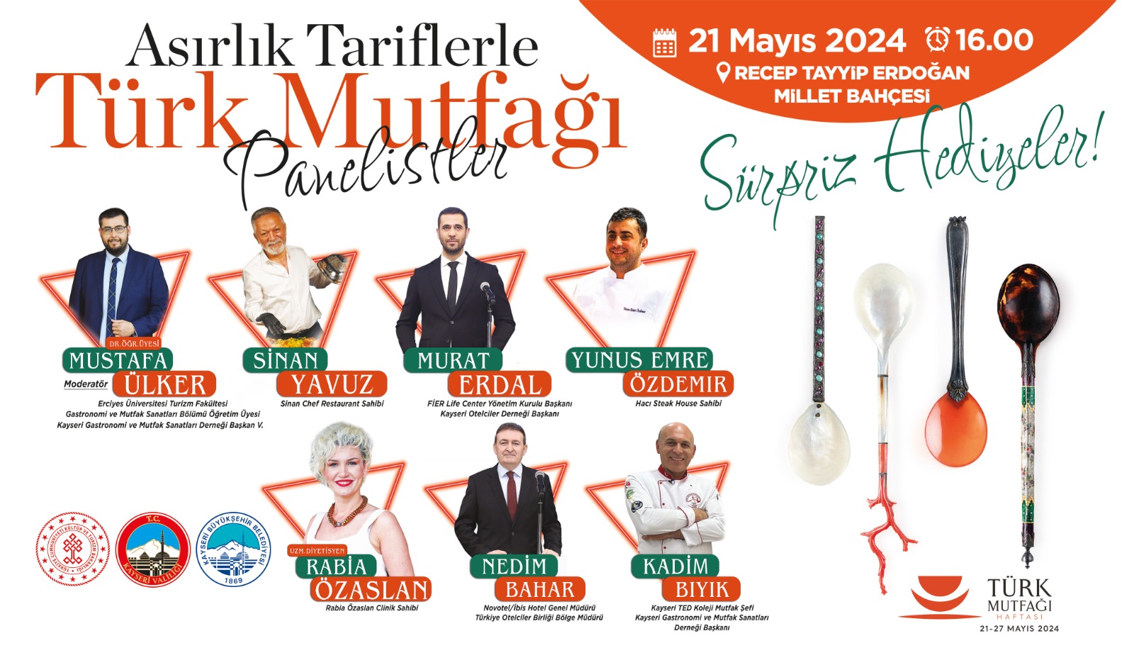 Büyükşehir’den ‘Asırlık Tariflerle Türk Mutfağı’ Paneli