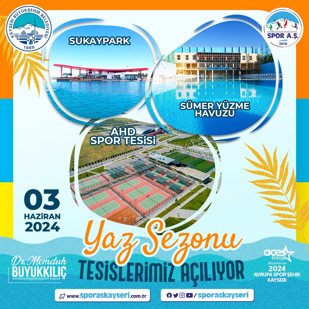 Büyükşehir Tesislerinde “Yaz Sezonu” Başladı
