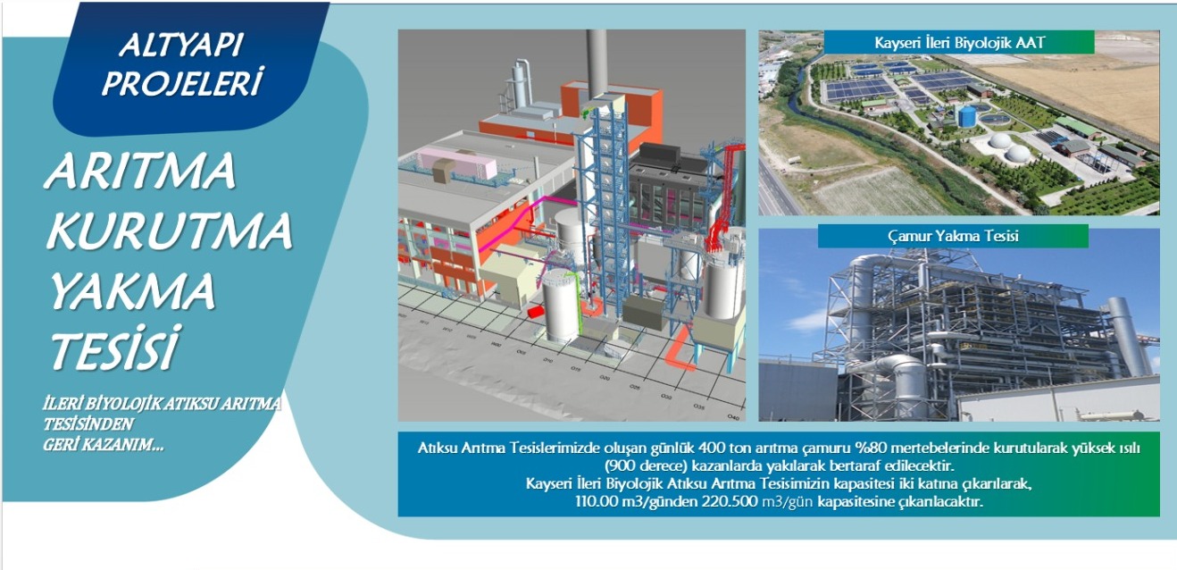 Çevre Dostu Büyükşehir’den “Arıtma, Kurutma, Yakma Tesisi”