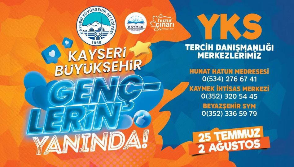 Kayseri Büyükşehir, YKS Tercih Sürecinde Gençlerin Yanında