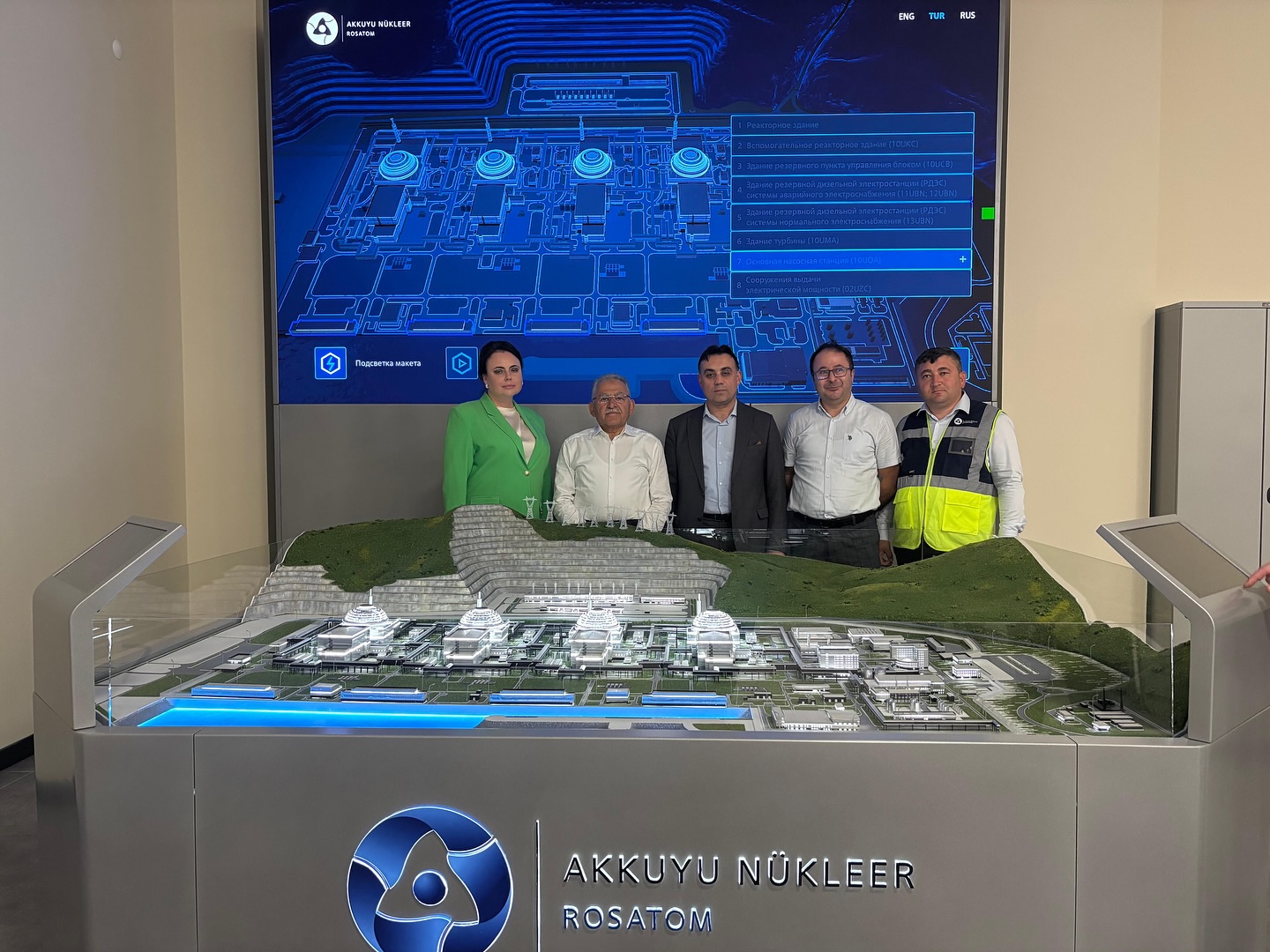 Başkan Büyükkılıç’tan Akkuyu Nükleer Güç Santrali’ne İnceleme Ziyareti