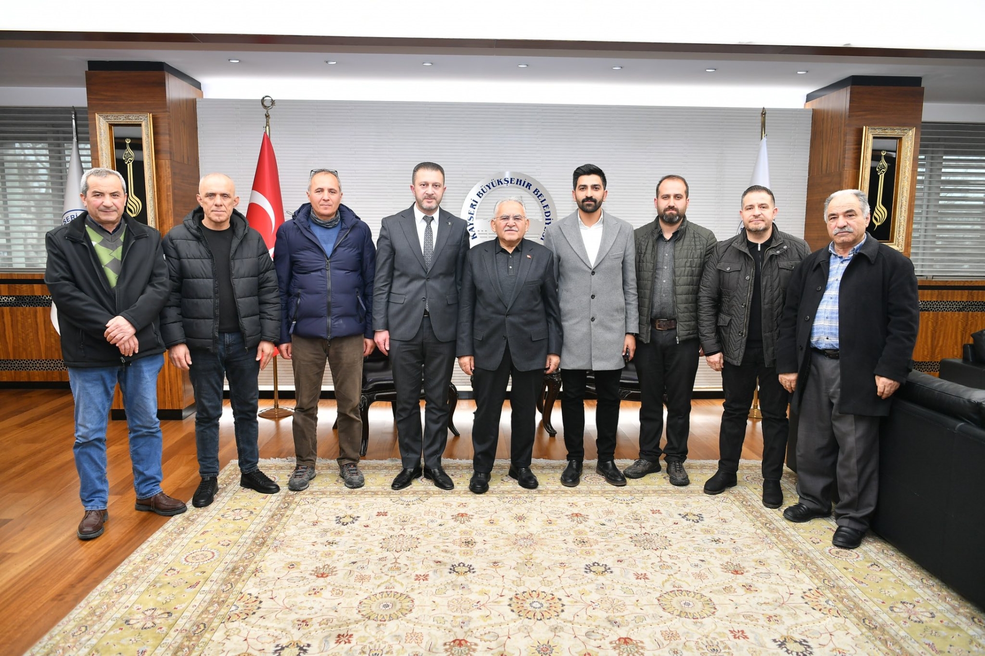 Başkan Büyükkılıç’a Yılsonu Ziyaretçi Yoğunluğu