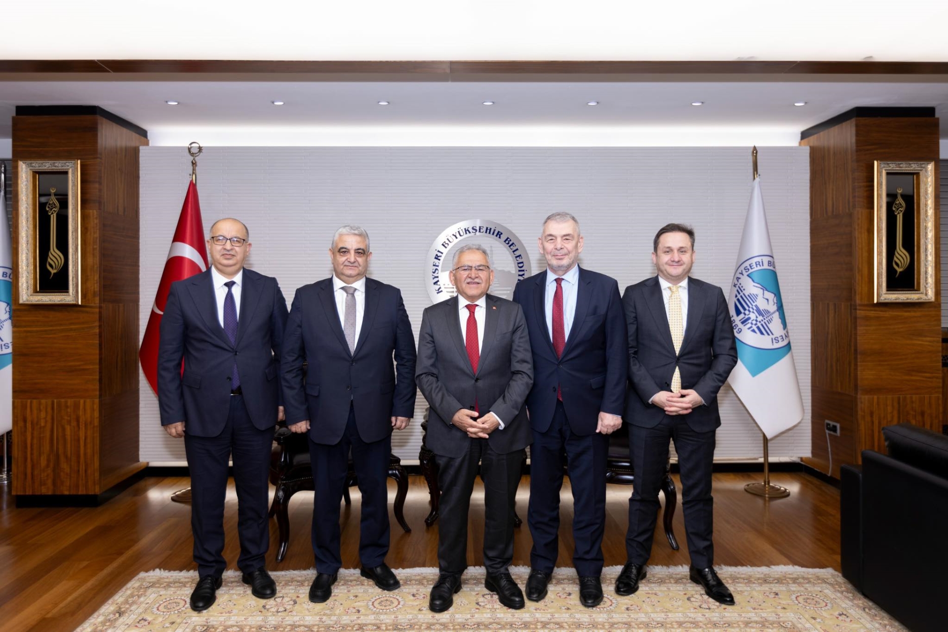 Başkan Büyükkılıç’a Erciyes Anadolu Holding Heyetinden Ziyaret