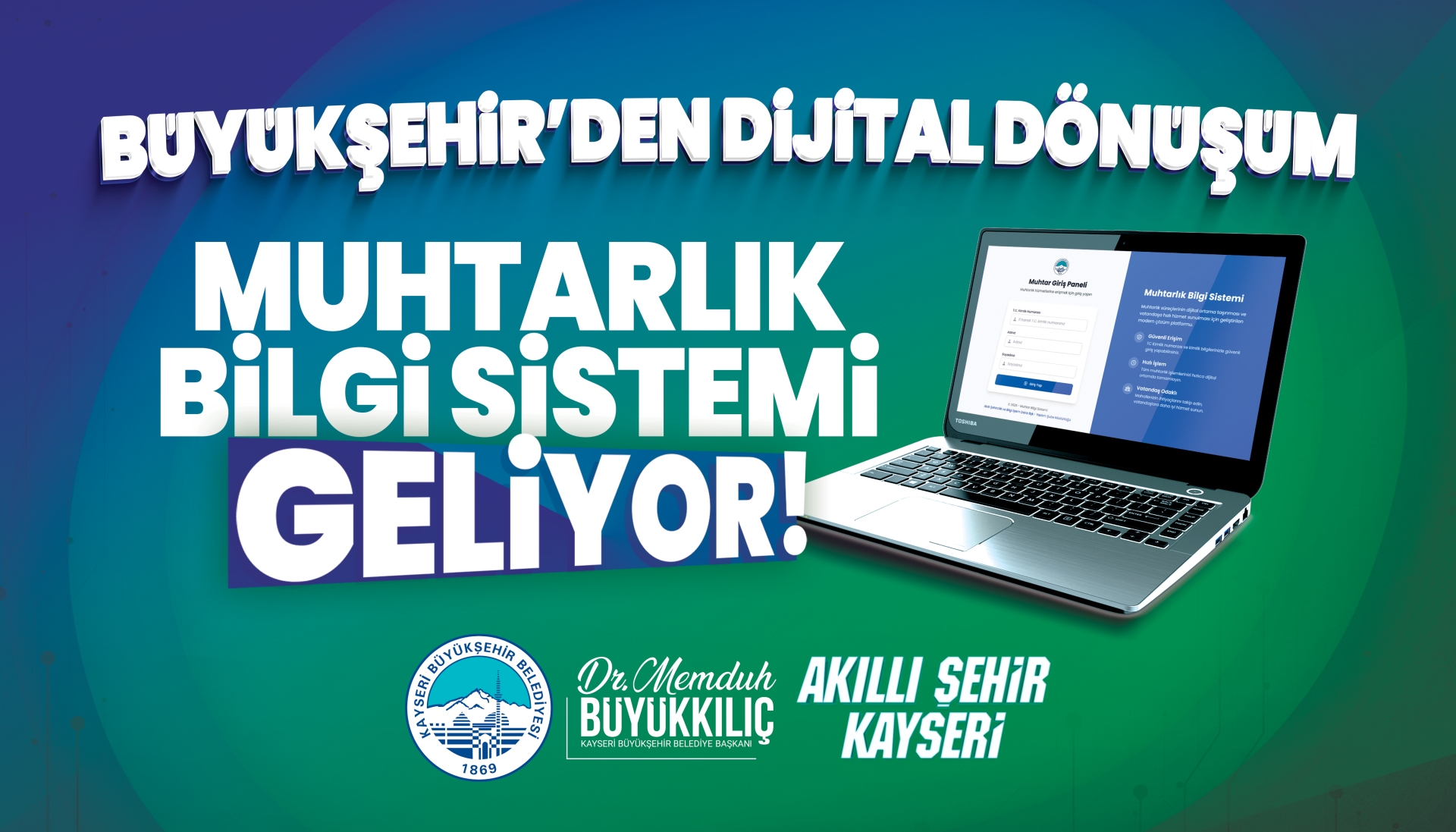 Büyükşehir’den Dijital Dönüşüm: Muhtarlık Bilgi Sistemi Geliyor
