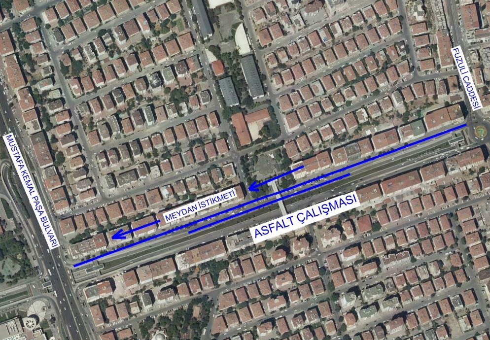 Büyükşehir’den Yol Çalışması Duyurusu