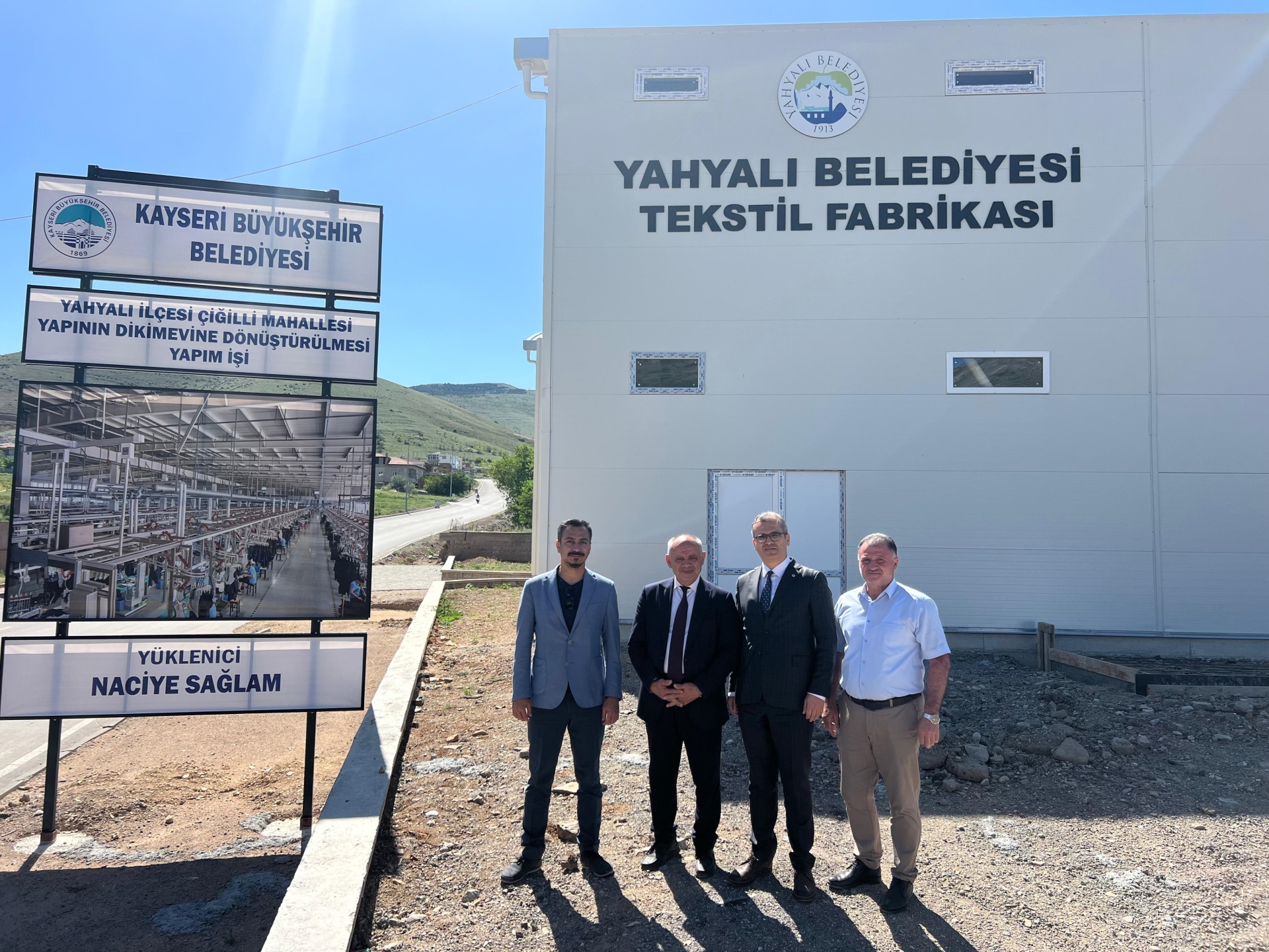 Kayseri Büyükşehir, Yahyalı’da 6 Milyon TL’lik Tekstil Atölyesi Yatırımına Başladı