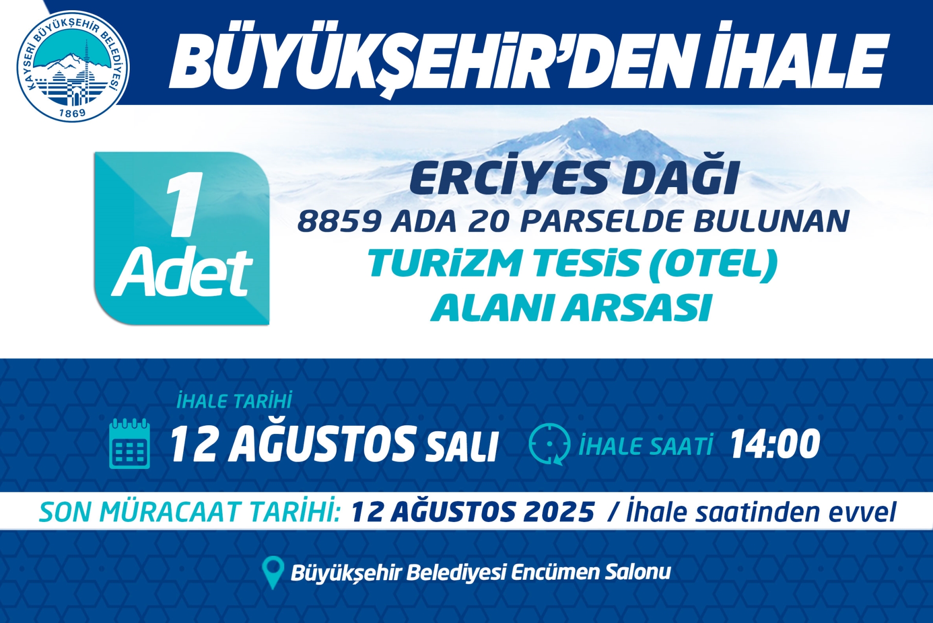 Büyükşehir'den İhale