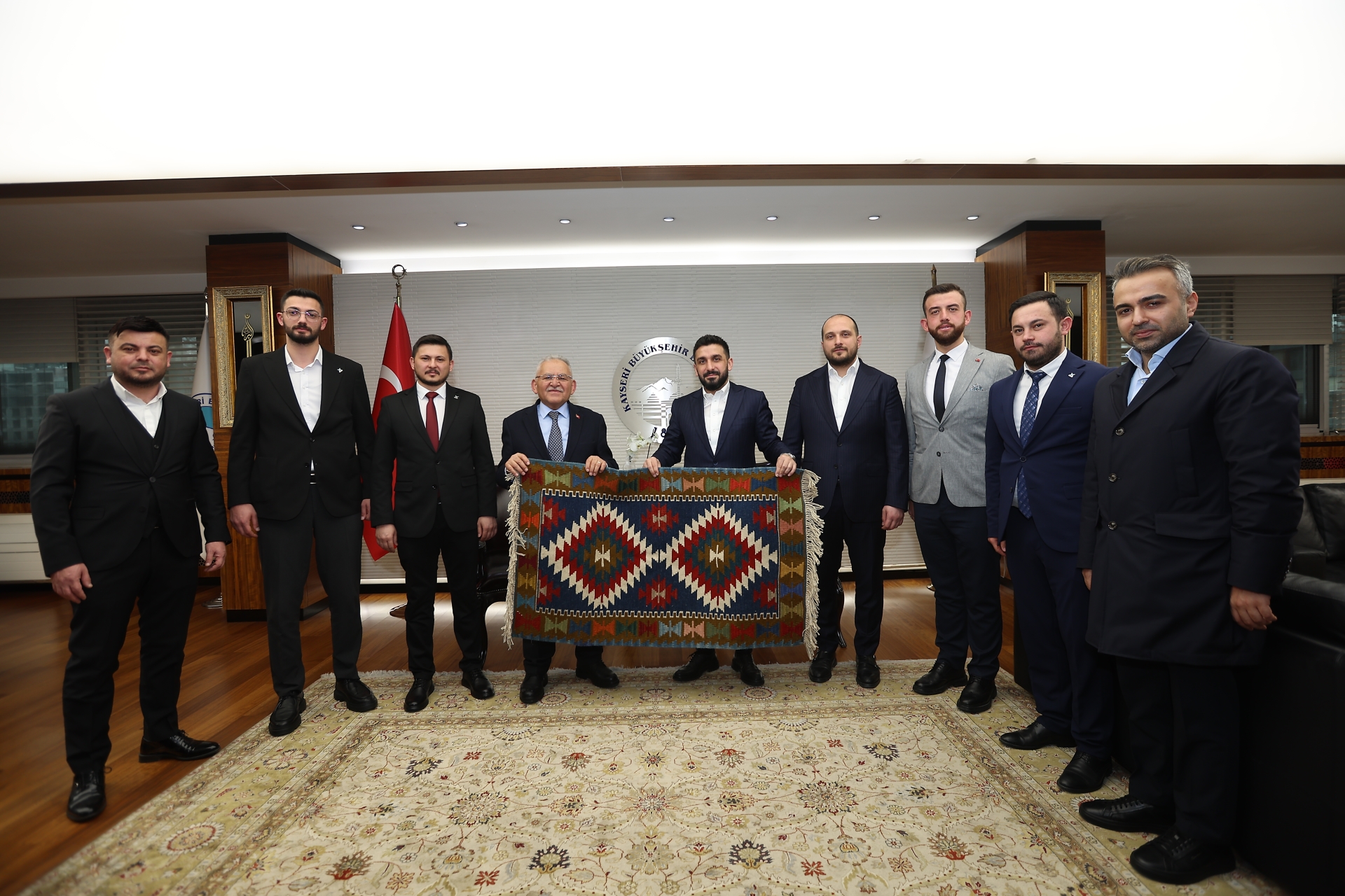 Başkan Büyükkılıç, TÜGVA Genel Başkanı Beşinci’yi Ağırladı