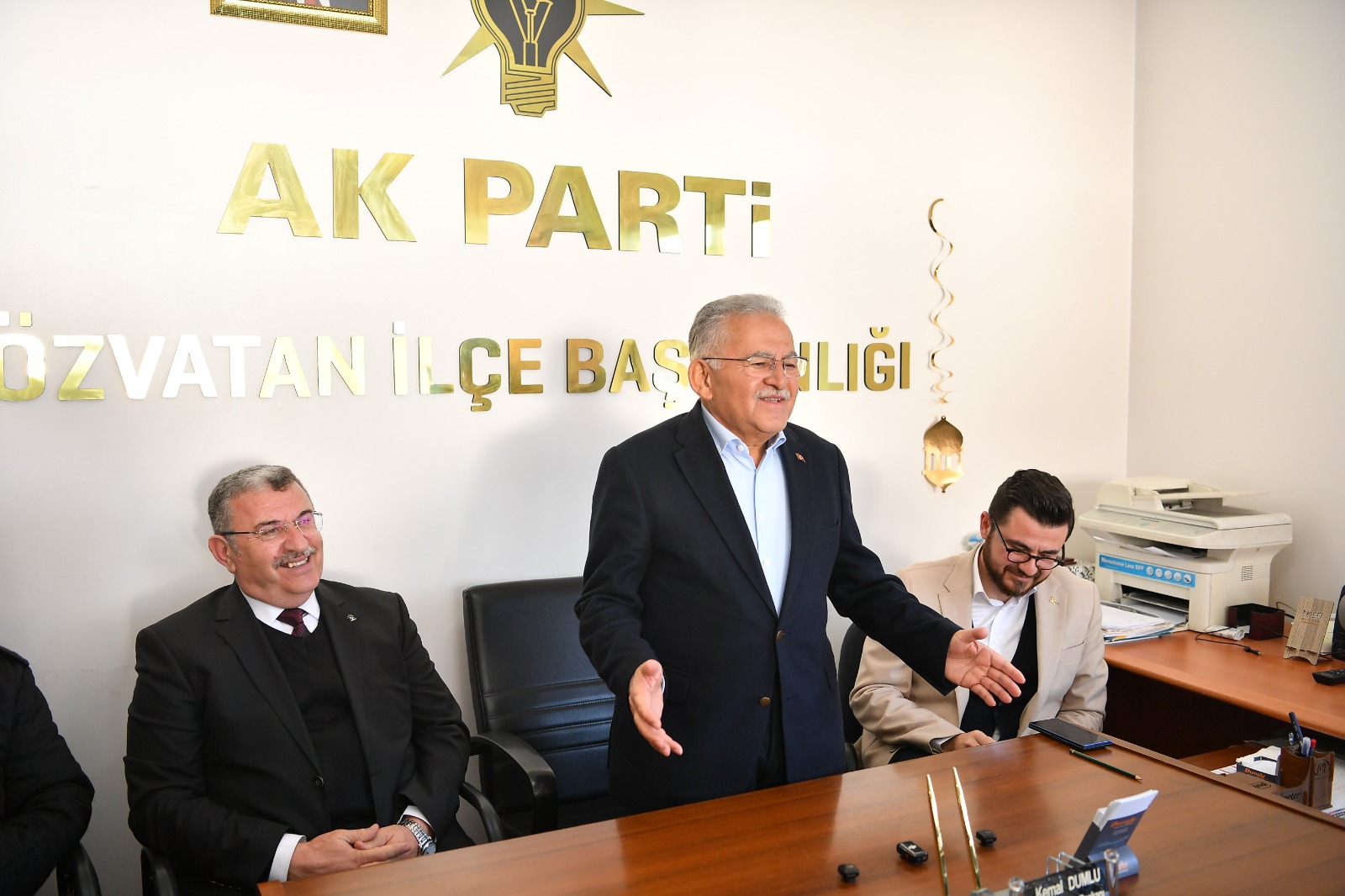 Başkan Büyükkılıç’tan, Ramazan’ın 3’üncü Gününde Özvatan ve Felahiye’ye Ziyaret