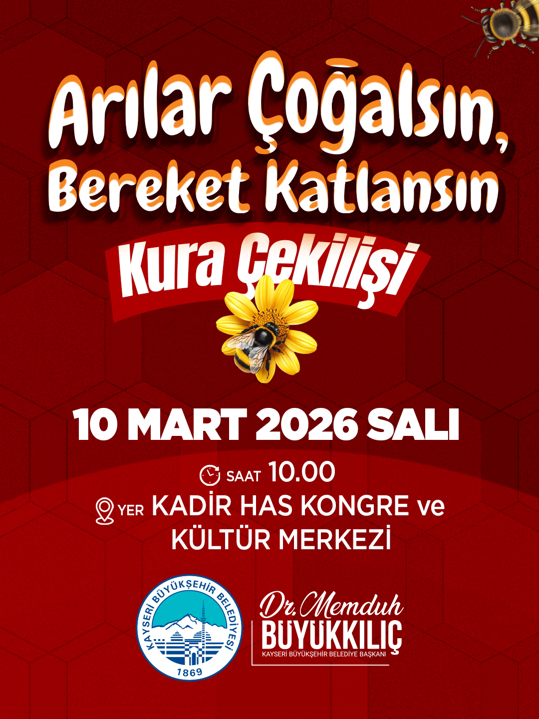 Büyükşehir’in “Arılar Çoğalsın, Bereket Katlansın” Projesi’nde Kura Heyecanı