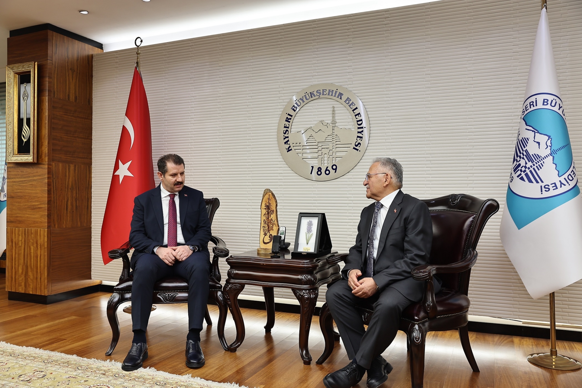 Başkan Büyükkılıç, Milli Savunma Bakan Yardımcısı Ayhan’ı Ağırladı