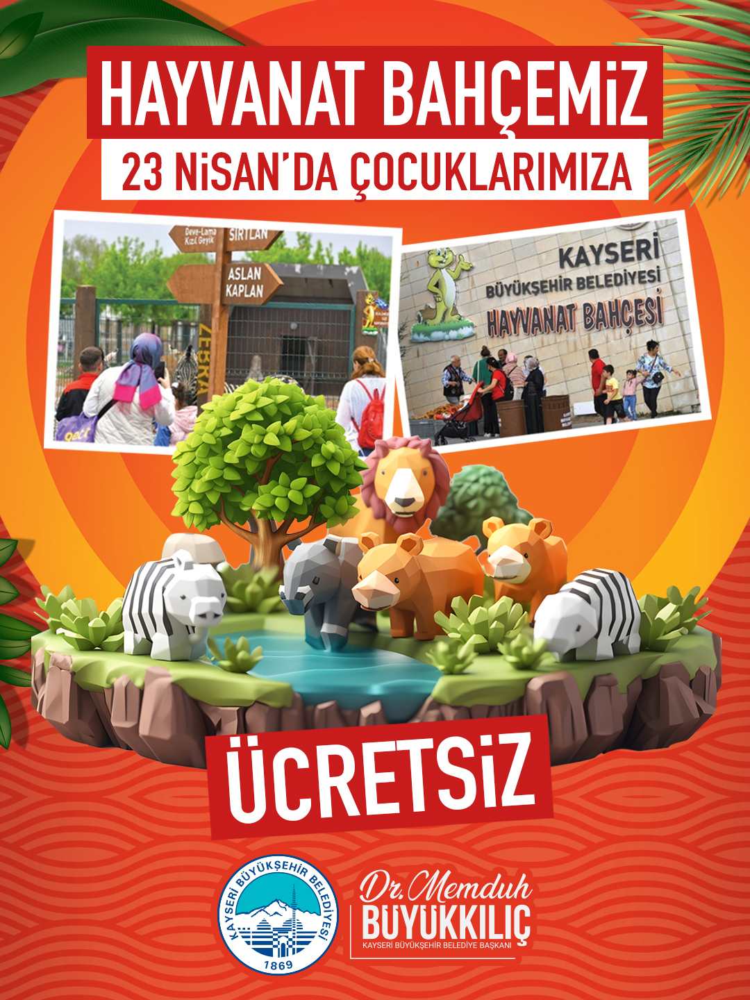 Başkan Büyükkılıç’tan Çocuklara “23 Nisan” Jesti