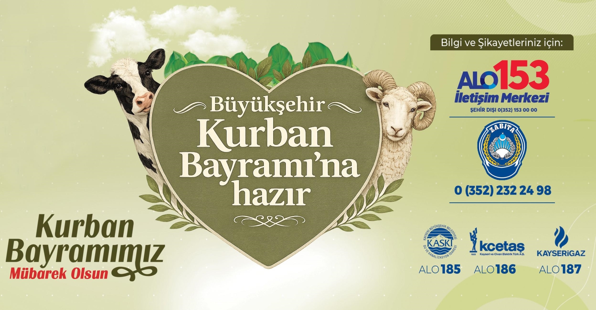 Büyükşehir, Kurban Bayramı İçin Tüm Tedbirleri Aldı: Kayseri, Bayrama Hazır