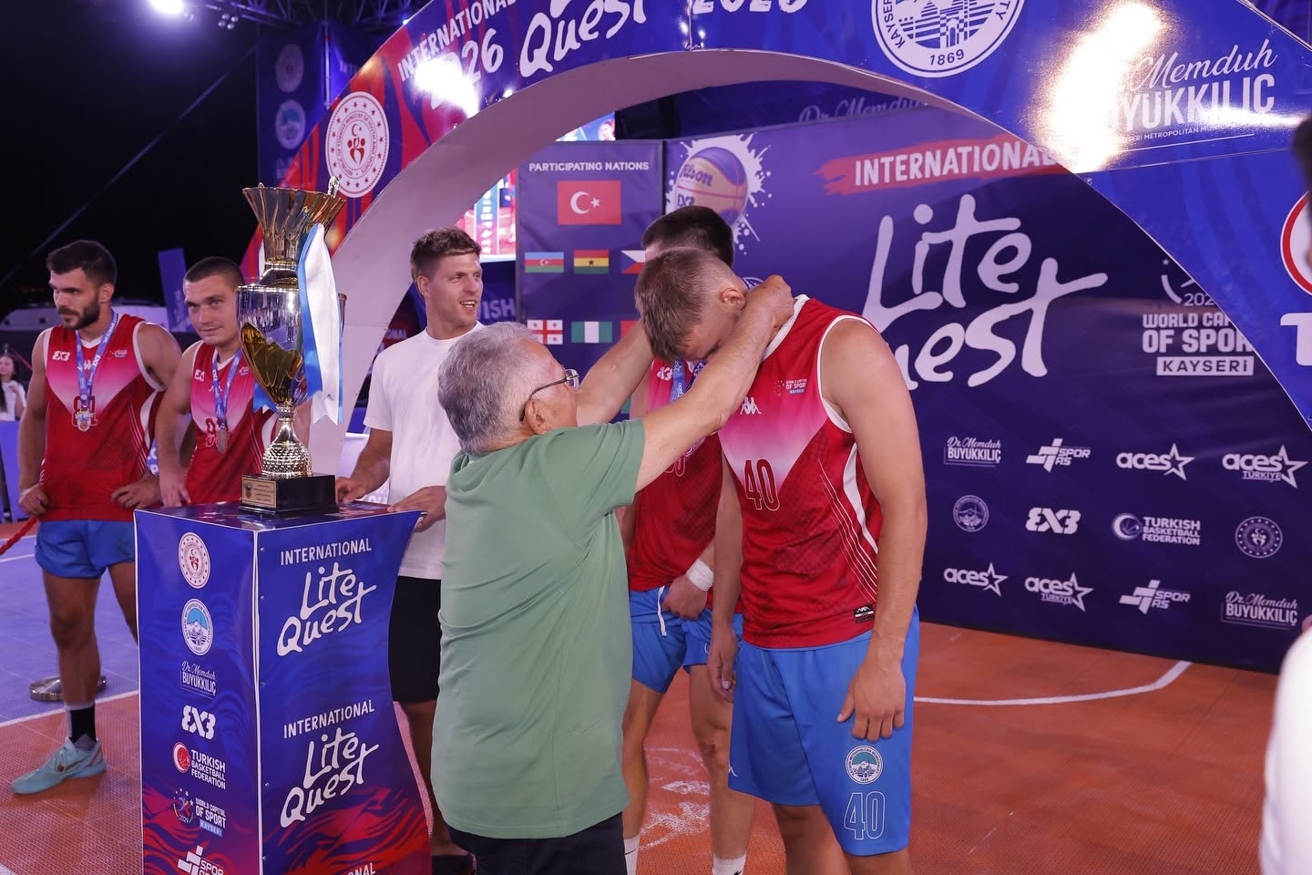 Başkan Büyükkılıç'tan Şampiyonlara Kupa: FIBA 3X3 LİTE QUEST Sona Erdi