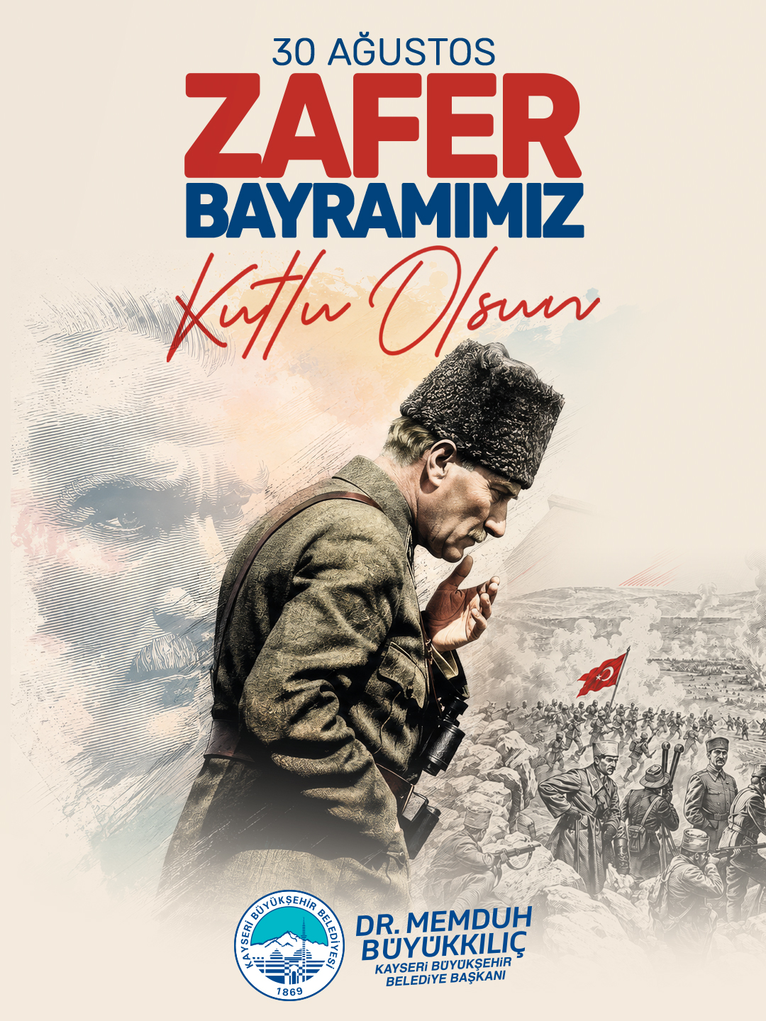 Başkan Büyükkılıç: “30 Ağustos, Milletimizin Bağımsızlık İradesinin Ebediyen Yaşayacağının Mührüdür”