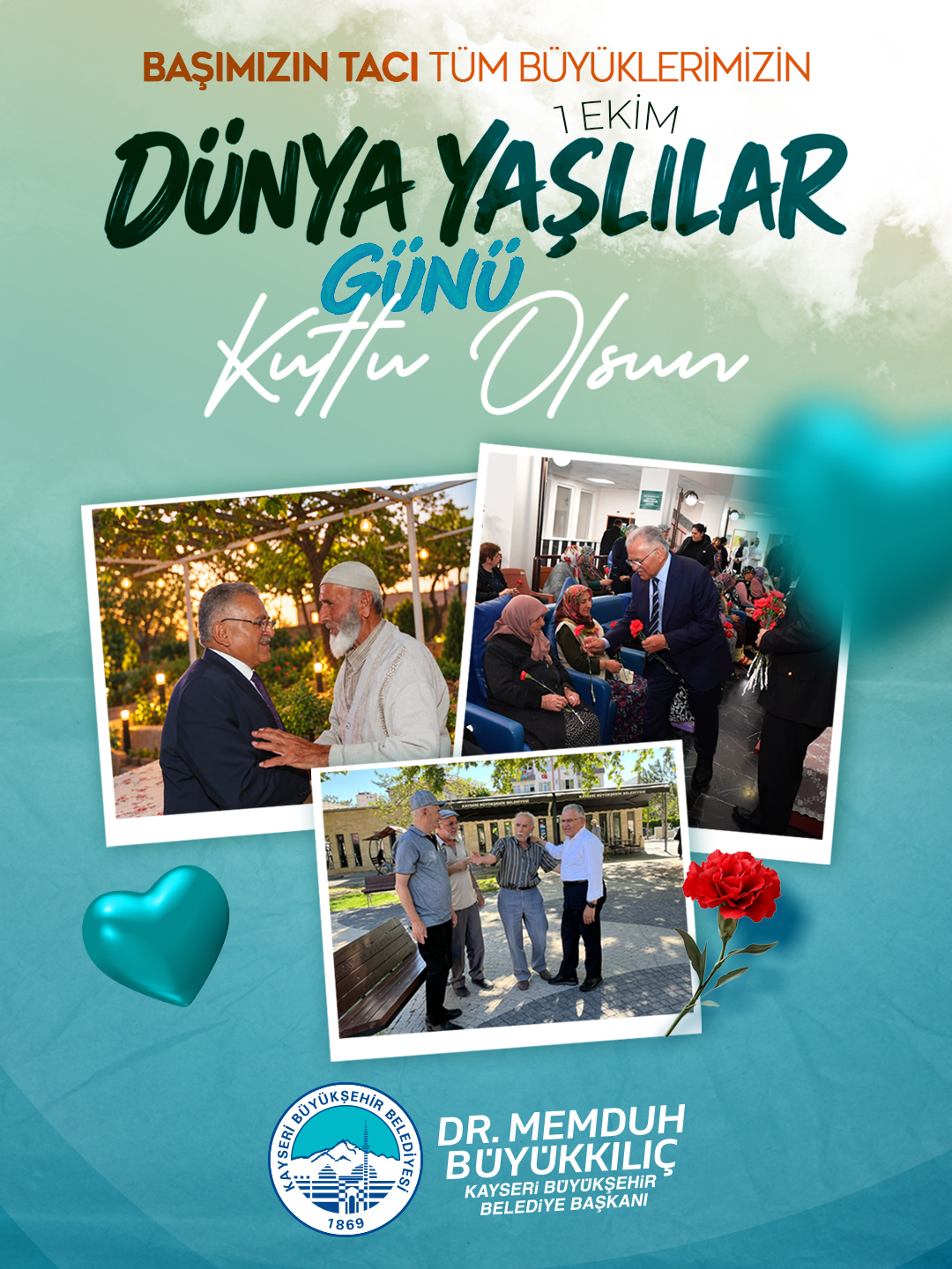 Büyükkılıç’tan Ulu Çınarlara Hizmet Mesajı: “Sosyal Destekten Ekonomik Desteğe, Her Alanda Yanlarındayız”