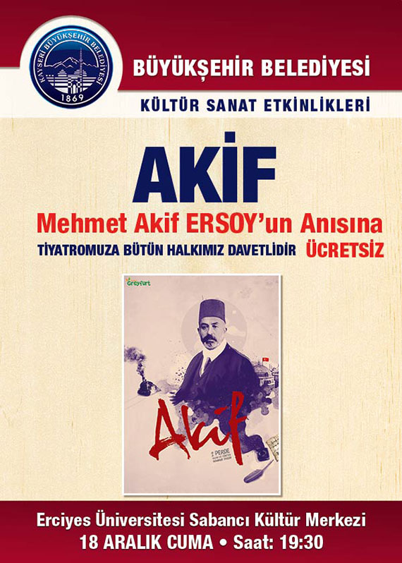 Adaletin Simgesi Kayseri'de Sahnede