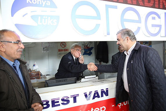 Başkan Çelik'ten Terminal Ziyareti