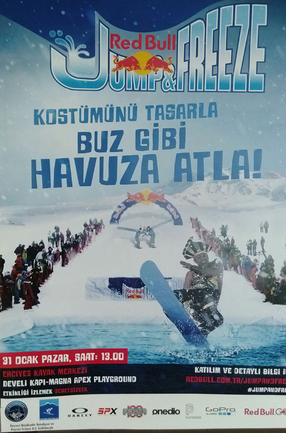 Erciyes'te Sıra Dışı Gösteri