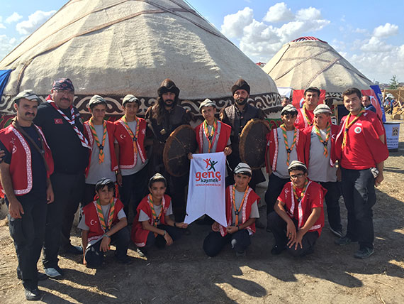 Genç Kaymek Etnospor Festivali'nde