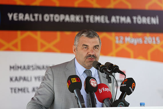 Katlı Otopark ve Kaykay Pistine İlk Harç