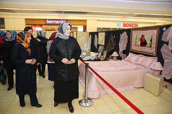 KAYMEK Geleneksel El Nakışları Sergisi Açıldı