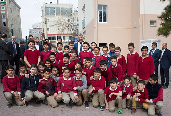 Öğrencilerden Başkan Çelik'e Büyük İlgi